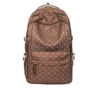 Sac à dos pour adolescents et filles, mignon à pois, grand espace, léger, pour ordinateur portable, sac d'études pour université, femmes et hommes, élève du primaire et collège