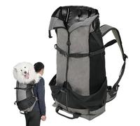 Sac à dos pour animal de compagnie - Sac de transport robuste pour chien avec coutures renforcées, côté respirant, design ergonomique sans danger pour la colonne vertébrale, poches de rangement