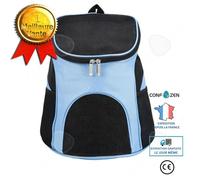 Sac à dos pour animaux de compagnie - CONFOZEN - Pliable - Polyester - Confortable - Bleu