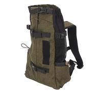 Sac À Dos pour Animaux De Compagnie Multifonction EY avec Panneau Réfléchissant Maille Respirante Et Sifflet d'urgence (Vert Gazon)