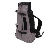 Sac À Dos pour Animaux De Compagnie Multipurpose EY avec Maillage Réfléchissant Respirant Et Sifflet d'urgence pour Les Voyages Gray