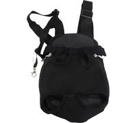 Sac à dos pour animaux de compagnie respirant jambes légères en design sac de voyage pour chien chat pour faire du vélo noir randonnées
