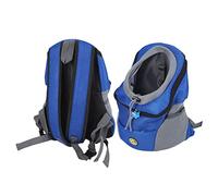 Sac à Dos pour Animaux de Compagnie, Ventilation, Confort, spacieux, respectueux de l'environnement, Belle Apparence, Sac à Dos pour Chien (Bleu)