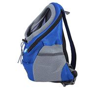 Sac à Dos pour Animaux de Compagnie, Ventilation, Confort, spacieux, respectueux de l'environnement, Belle Apparence, Transport pour Chiens, Sac à Dos pour Chien (Bleu)