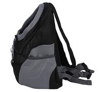 Sac à Dos pour Animaux de Compagnie, Ventilation, Confort, spacieux, respectueux de l'environnement, Belle Apparence, Sac à Dos pour Chien (Noir)
