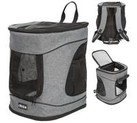 Sac à dos pour animaux domestiques avec porte poches laisse sac de transport chien chat rongeur voyages balades sorties