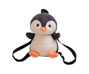Sac À Dos Pour Animaux En Peluche - Sac À Dos En Peluche À Pingouin Mignon, De Bande Dessinée Huggable | Oreiller Penguin Avec Thème Océan, Sack Sack Toy Sack Buddy Pour Voyages D'une Journée