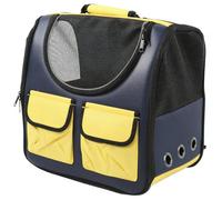 Sac à Dos pour Animaux, Transport Pliable Respirant, Grand Espace 38×25×37,5 cm - Confort Optimal, Ventilation Multi - directionnelle, Idéal Randonnée et Voyage