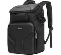 Sac À Dos Pour Appareil Photo, Dslr/Slr/Sans Miroir Photographie Étanche 17,3 Pouces Sac Avec Face Coquille Dure&Support Trépied&Housse Pluie Compatible Avec Canon/Nikon/Sony, Espace Gris