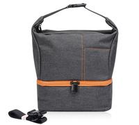 Sac à dos pour appareil photo reflex - Antivol Imperméable Antichoc - Grande capacité - Compartiments modulables - Gris