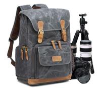 Sac à Dos pour Appareils Photo Reflex Imperméable UBAYMAX Sacoche Imperméable Sac DSLR Anti-Choc 15,6 Pouces Sac pour Ordinateur Portable Sac de Voyage Caméra pour Canon Nikon Sony Olympus, Gris