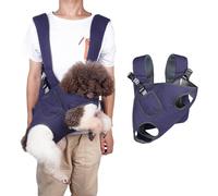 Sac à dos pour chat et chien - Sac de voyage avec maille respirante, sac de transport réglable pour animaux de compagnie de petite et moyenne taille, pattes à l'extérieur, facile à installer pour les