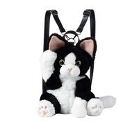 Sac à dos pour chat - Motif animal mignon, tissu doux, bretelles réglables, compartiment intérieur spacieux | Idéal pour transporter des effets personnels, femmes, , adultes, adolescents
