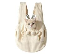 Sac à dos pour chat - Sac à dos portable et chaud pour toute l'année | Sac de transport spacieux pour chat près du corps pour courses, petites et moyennes, chiots, chatons, lapins, voyages