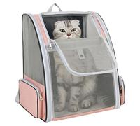 Sac à dos pour chat - Sac à dos WaKing - Avec coussin en peluche amovible et de base antidérapante pour chiot et chaton