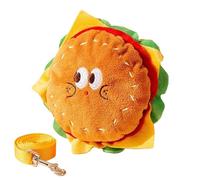 Sac À Dos pour Chien À Porter | Sangle de Poitrine Design Hamburger - Harnais Chien Ajustable en Veste - pour Chats Et Chiots Sécurité Entraînement Voyage Randonnée Marche Camping Sortie