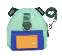 Sac À Dos pour Chien - Porte-Harnais pour Animaux De Compagnie, Sac De Voyage Réglable, À Dos De Selle | Distributeur De Sacs À Crottes Intégré, Installation Pratique du Sacs À pour Chien