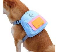 Sac à Dos pour Chiens - Chiens pour la randonnée,Sac d'école pour Chiot Sangle Soyeuse élargie, Tissu sergé imperméable pour Golden Retriever, Husky,