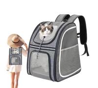 Sac à dos pour chiens | Sac à dos souple de grande capacité pour transporter des chatons et des chats - Strip Strip Strip Dog Travel Bouch Rangement jour pour sandwichs