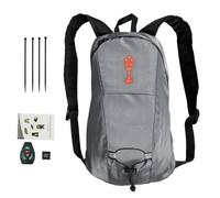 Sac à dos pour clignotants de vélo,Ensemble d'alpinisme à 4 signaux DEL | disponible avec bandes réfléchissantes - Ceinture de lumières de sécurité lumineuses rechargeables par USB, sac haute visibil