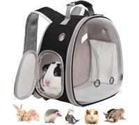 Sac à dos pour cochon d'Inde, motif capsule spatiale, fenêtre à bulles pour petit animal pour cochon d'Inde, oiseau, lapin