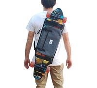 Sac à dos pour donner le Longboard, surf skate ou skateboard complet, idée de cadeau saint valentin. Couleur gris