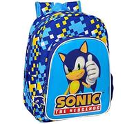 Sac à dos pour enfant ADAPT.CARRO SONIC ""SPEED"", bleu, Estándar, décontracté