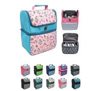 Sac à dos pour enfant pour cubes auditifs, sac pour Toniebox et Tigerbox Touch] Espace pour jusqu'à 25 tonies et accessoires, compartiments intérieurs réglables, poche filet et bandoulière, sac de