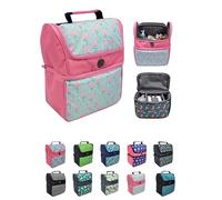 Sac à dos pour enfant pour cubes auditifs, sac pour Toniebox et Tigerbox Touch] Espace pour jusqu'à 25 tonies et accessoires, compartiments intérieurs réglables, poche filet et bandoulière, sac de