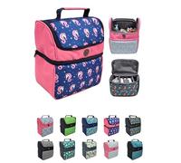 Sac à dos pour enfant pour cubes auditifs, sac pour Toniebox et Tigerbox Touch] Espace pour jusqu'à 25 tonies et accessoires, compartiments intérieurs réglables, poche filet et bandoulière, sac de