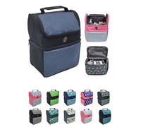 Sac à dos pour enfant pour cubes auditifs, sac pour Toniebox et Tigerbox Touch] Espace pour jusqu'à 25 tonies et accessoires, compartiments intérieurs réglables, poche filet et bandoulière, sac de