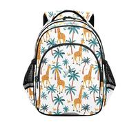 Sac à dos pour enfant pour enfants préscolaires ou maternelles Motif girafe 3-8 ans, multicolore, M
