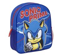 CERDÁ LIFE'S LITTLE MOMENTS Sac à dos pour enfant Sonic - Couleur bleue - Fermeture éclair - 25 x 20 x 29 cm - Sac à dos scolaire - Poignées rembourrées - Produit original conçu en Espagne, bleu,