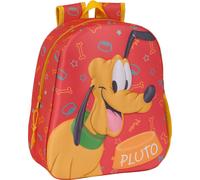 Sac à dos pour enfants 3D Clásicos Disney Pluto Orange 27 x 33 x 10 cm