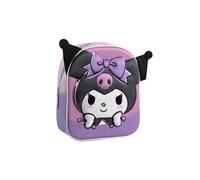Sac À Dos Pour Enfants Avec Applications 3d, Hello Kitty Et Kuromi Violet TU