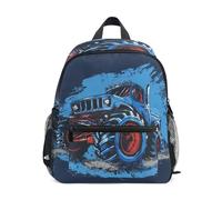 Sac à dos pour enfants avec sangle de poitrine mignon pour étudiants, maternelle, tout-petits, garçons et filles, multicolore 02, 16x11.4x6.9in, Dessin animé