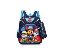 Sac à dos pour enfants dessin animé pat patrouille Bleu Marin 32 cm