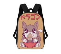 Sac à dos pour enfants imprimé en 3D Japonais Cactus Sac à dos d'école Sac à dos d'écolier léger, Sac à dos tendance et amusant pour les étudiants, Sac à dos quotidien pour enfants, Cute Kitty Gamer