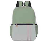 Sac à dos pour enfants, léger et durable, idéal pour l'école, les voyages, les études, le quotidien, confortable et design Porte-documents Et Fourre-tout Pour Femmes Main (Light Green, One Size)