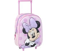 Sac à dos pour enfants Minnie - Rose - 25 x 31 x 10 cm - Fabriqué en polyester et EVA - Fermeture à glissière - Produit original conçu en Espagne