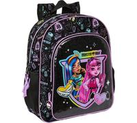 Sac à dos pour enfants Monster High Noir 32 X 38 X 12 cm