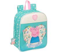 Sac à dos pour enfants Peppa Pig Pretty flowers Jaune menthe 22 x 27 x 10 cm