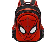 Sac à dos pour enfants, sac d'école de super-héros de 15 pouces avec porte-clés pour garçons et filles, fournitures scolaires,