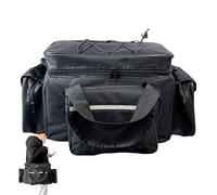 Sac à dos pour équipement de pêche Porte-équipement imperméable à grande | Sac À Dos Boîte À Pêche Avec Bretelle Rembourrée Pour Hommes Pêcheurs Eau Salée Et Douce Leurres A