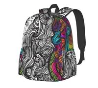 Sac à dos pour étudiant léger pour ordinateur portable 15,6", Cerveau | Sac à dos d'affaires imprimé Merry Christmas pour homme et femme