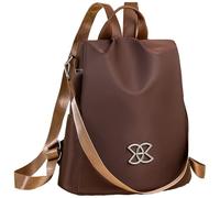 Sac à dos pour femme - Sac de voyage décontracté en tissu Oxford, sac à main antivol léger pour l'école, le camping, le pique-nique, utilisation en plein air, sac à main multifonction simple double