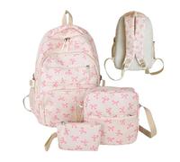 Sac à dos pour femmes - Ensemble de sacs d'école mignon | Collège de voyage de voyage | dos de grande capacité pour les enseignants | Sac de travail en nylon léger | Sacles de loi de loisirs à l