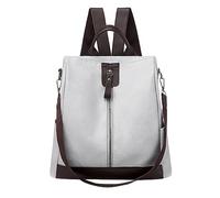 Sac à dos pour femmes PU féminin Europe et Amérique Loisirs Extérieur Voyage Sac à dos Anti-petits sacs à dos pour filles, gris, Taille unique pour tous, Sac à dos de voyage