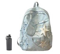 Sac à dos pour fille Leger Mode Etanche avec Pochette Transparente