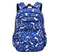 Sac à Dos pour Filles, Enfants Sac d'école Primaire Étudiants Cartables Scolaires Impression de Licorne Sacs Léger Voyage Élèves Cadeaux de Rentrée Ccolaire 5-12 Ans